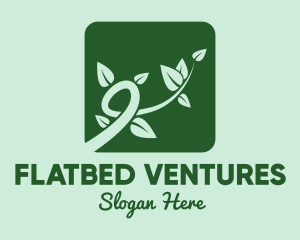 Gree Vine Leaves logo design