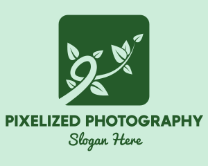 Gree Vine Leaves logo design