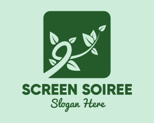 Gree Vine Leaves logo design