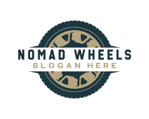 Automotive Tire Wheels logo design