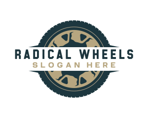 Automotive Tire Wheels logo design