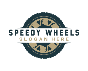 Automotive Tire Wheels logo design