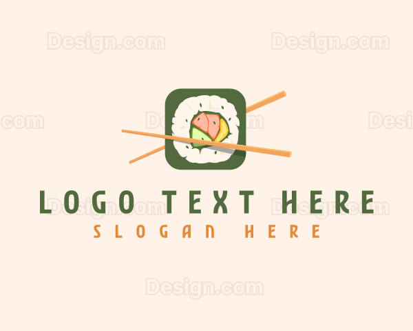 Japanese Cuisine Sushi Logo