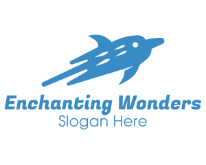 Blue Dolphin Aquarium logo design