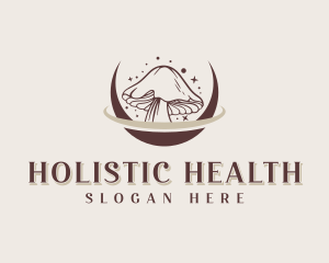 Mushroom Holistic Wellness logo design