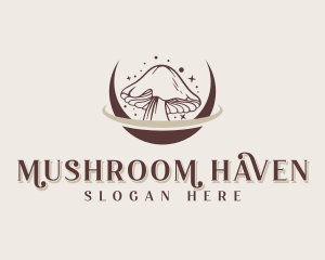 Mushroom Holistic Wellness logo design