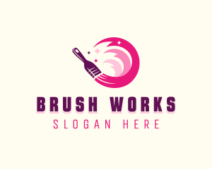 Glitter Paint Brush logo