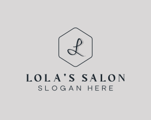 Salon Beautician Cosmetics logo design