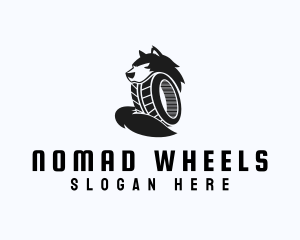 Wheel Wolf Automotive logo design