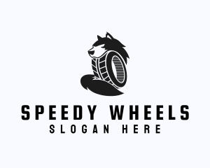 Wheel Wolf Automotive logo design