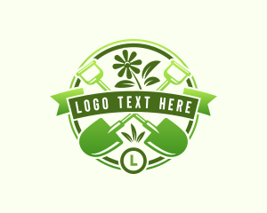 Flower Shovel Gardening logo