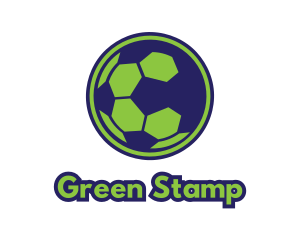 Blue Green Football logo design