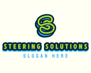 Toy String Letter S logo design