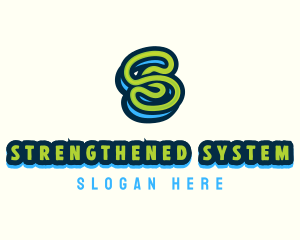 Toy String Letter S logo design