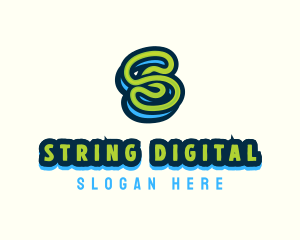 Toy String Letter S logo