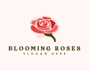 Rose Flower Florist logo design