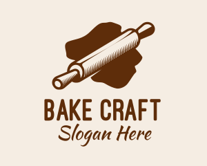 Pastry Rolling Pin logo design