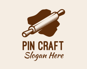 Pastry Rolling Pin logo design