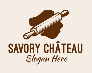 Pastry Rolling Pin logo design