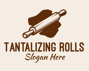 Pastry Rolling Pin logo design