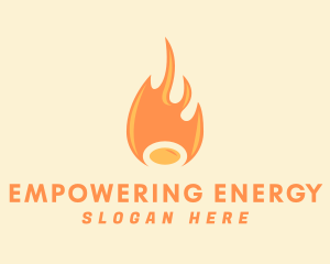 Fire Heat Energy logo design