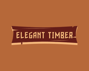 Wood Logging Company logo
