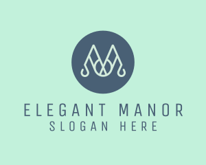 Elegant Enterprise Letter M  logo design