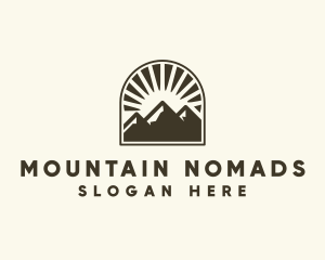 Mountain Tourist Spot logo design