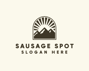 Mountain Tourist Spot logo design