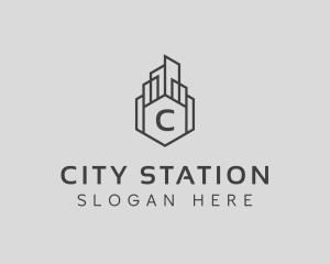 City Skyscraper Building logo design