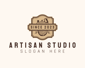 Wooden Planer Log logo design