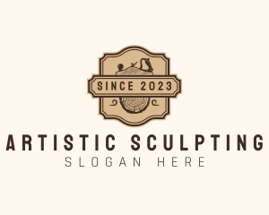 Wooden Planer Log logo design