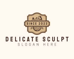 Wooden Planer Log logo design