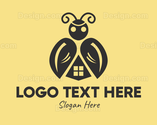 Insect Beetle Shelter Logo