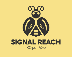 Insect Beetle Shelter  logo design