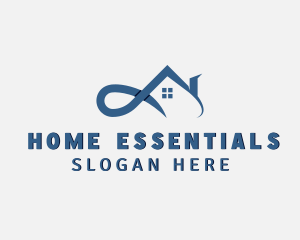 Home Roofing Builder logo design