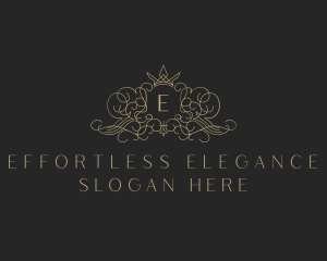 Ornamental Crown Decorative Boutique logo design