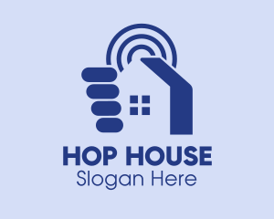 House Hunting Signal  logo design