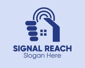 House Hunting Signal  logo design