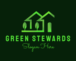 Green House Realty logo design