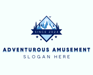 Travel Adventure Mountain logo design