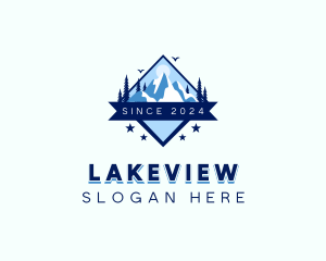 Travel Adventure Mountain logo design