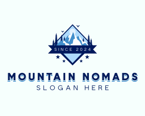 Travel Adventure Mountain logo design