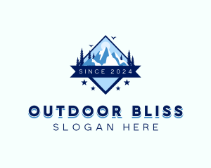 Travel Adventure Mountain logo design