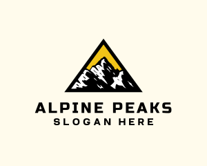 Mountain Outdoor Peak logo design