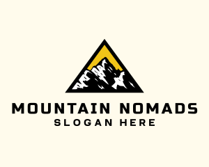 Mountain Outdoor Peak logo design