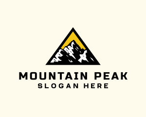 Mountain Outdoor Peak logo design