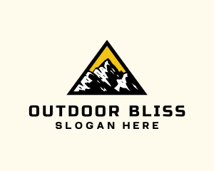 Mountain Outdoor Peak logo design