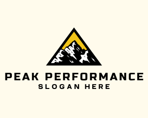 Mountain Outdoor Peak logo design