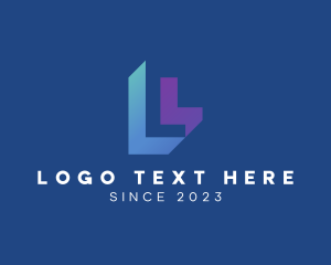 Mobile Application Letter L logo